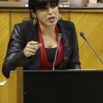 La portavoz de Podemos Andalucía, Teresa Rodríguez