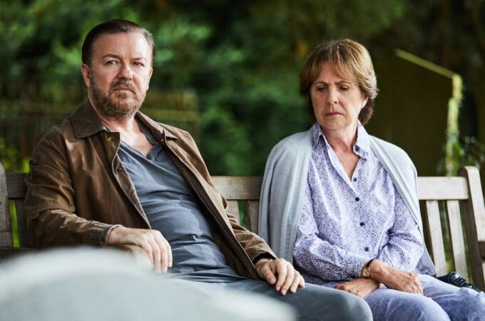 Ricky Gervais es el protagonista de "After Life"en Netflix