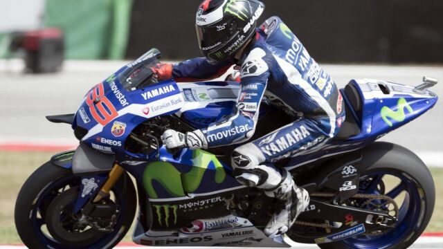 El español Jorge Lorenzo (Yamaha YZR M 1)