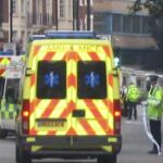 Ambulancias en Londres tras el ataque con ácido a dos extranjeros