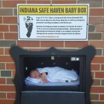 Bebé colocado en una de las cajas ‘Safe Haven Baby Boxes”