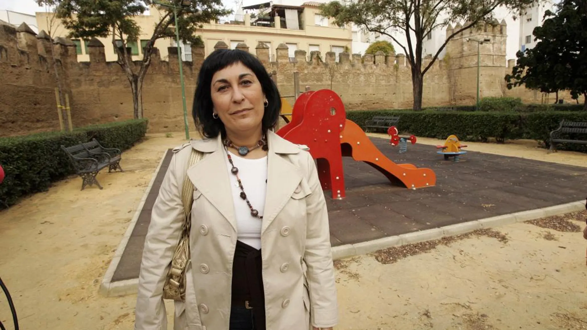 Eva Patricia Bueno, durante su etapa como concejal del Ayuntamiento de Sevilla