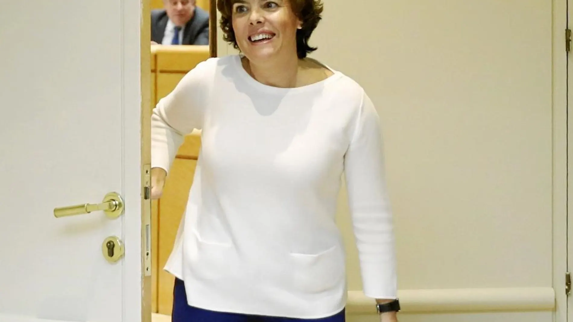 La ex vicepresidenta del Gobierno Soraya Sáenz de Santamaría. Foto: Luis Díaz