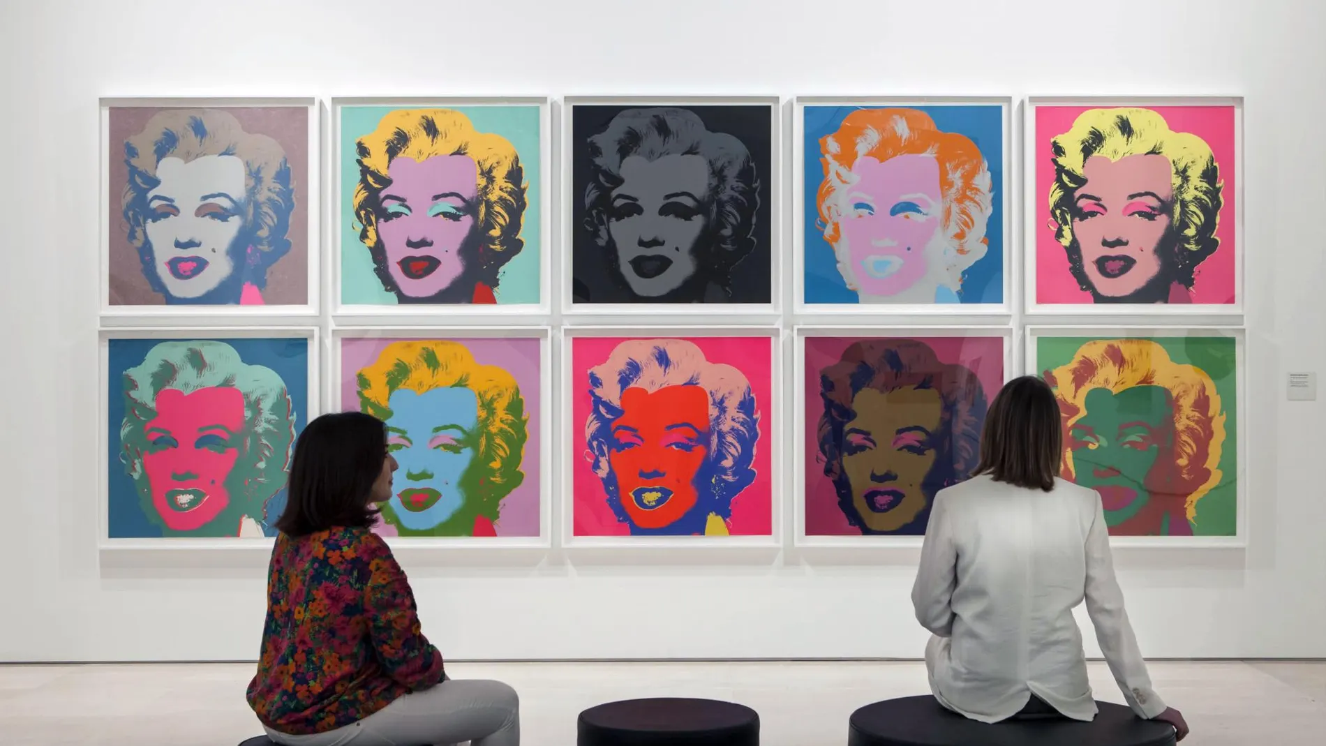 Vista de la exposición "Warhol. El arte mecánico".
