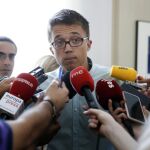 El portavoz de Unidos Podemos, Íñigo Errejón