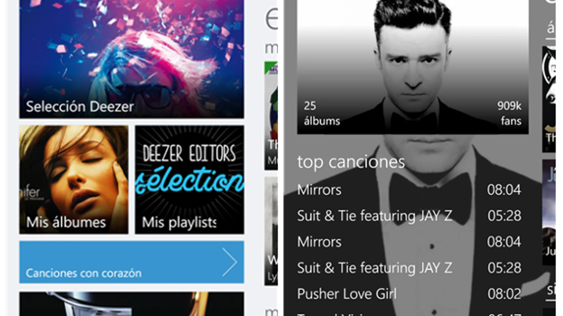 Deezer llega a Windows Phone 8
