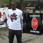 Manifestación contra los crímenes rituales en Gabón