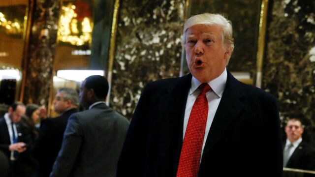 El presidente electo de Estados Unidos, Donald Trump