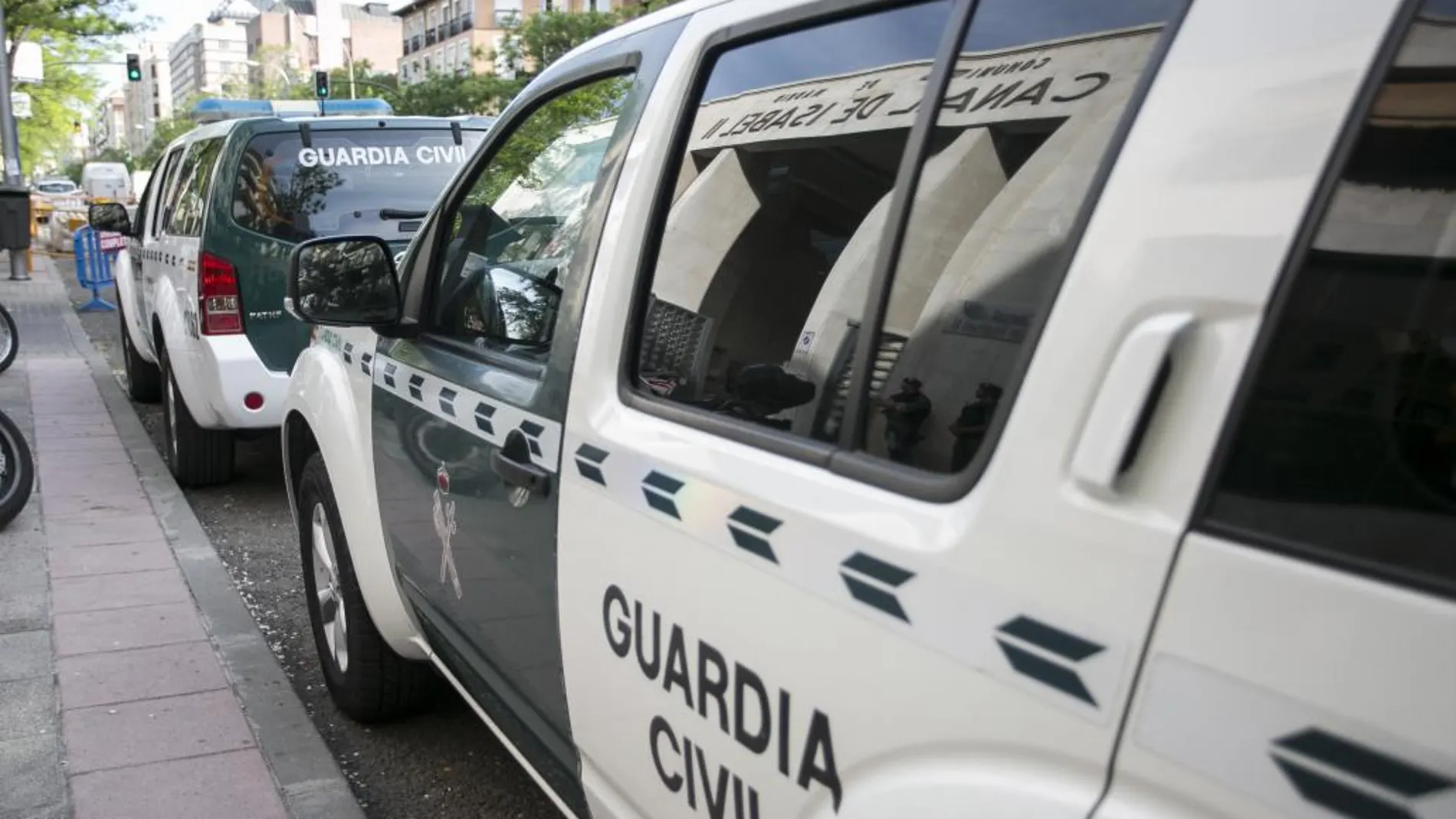 Coches de la Guardia Civil.