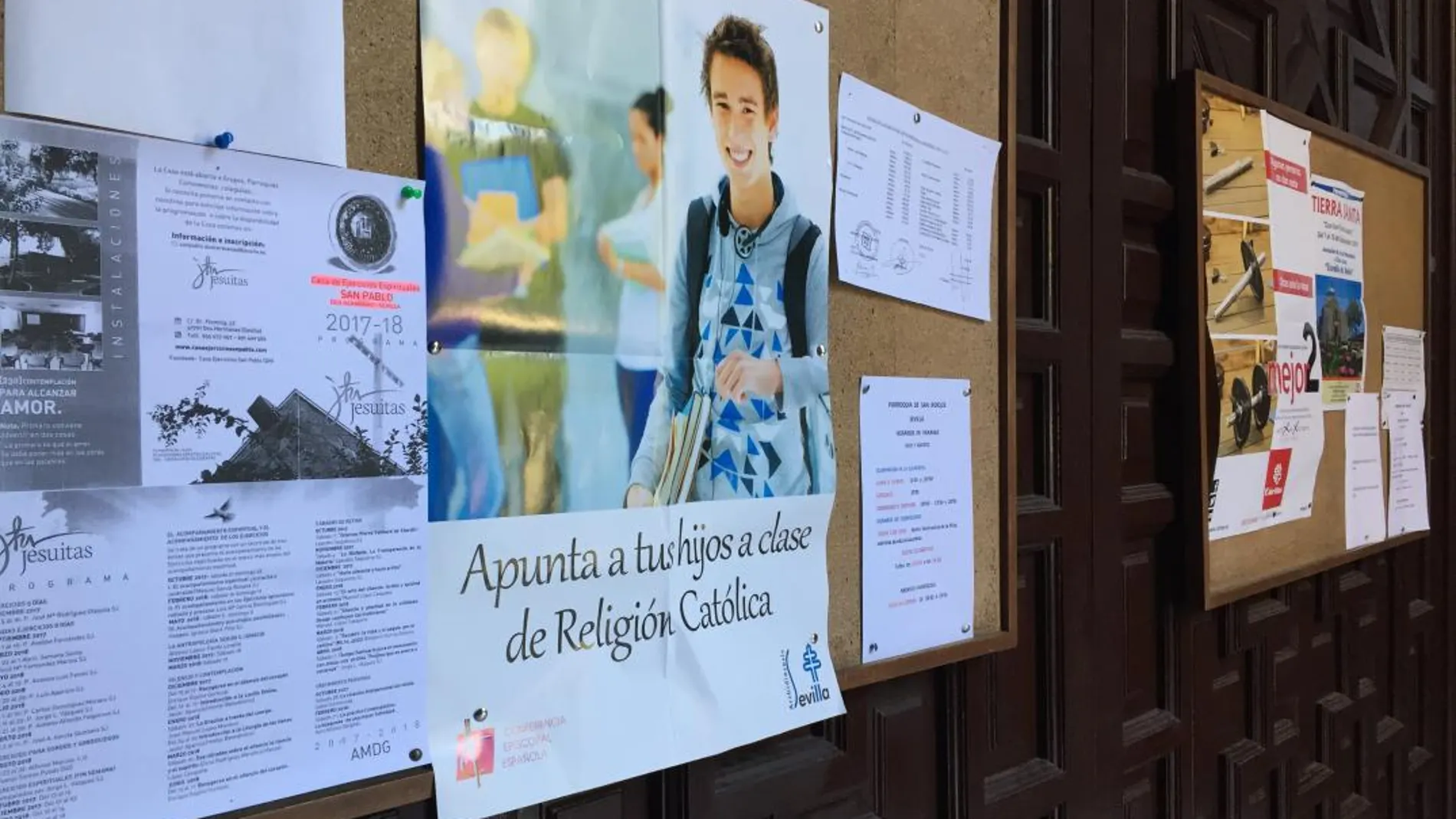 La iglesia católica pide a sus feligreses que incluyan la Religión en el currículo de Primaria de sus hijos