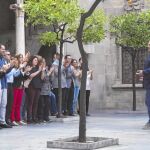Carles Puigdemont reunió ayer a sus consejeros de manera extraordinaria en el Palau de la Generalitat para analizar el referéndum ilegal