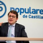 Fernández Mañueco, candidato del PP a la Presidencia de la Junta