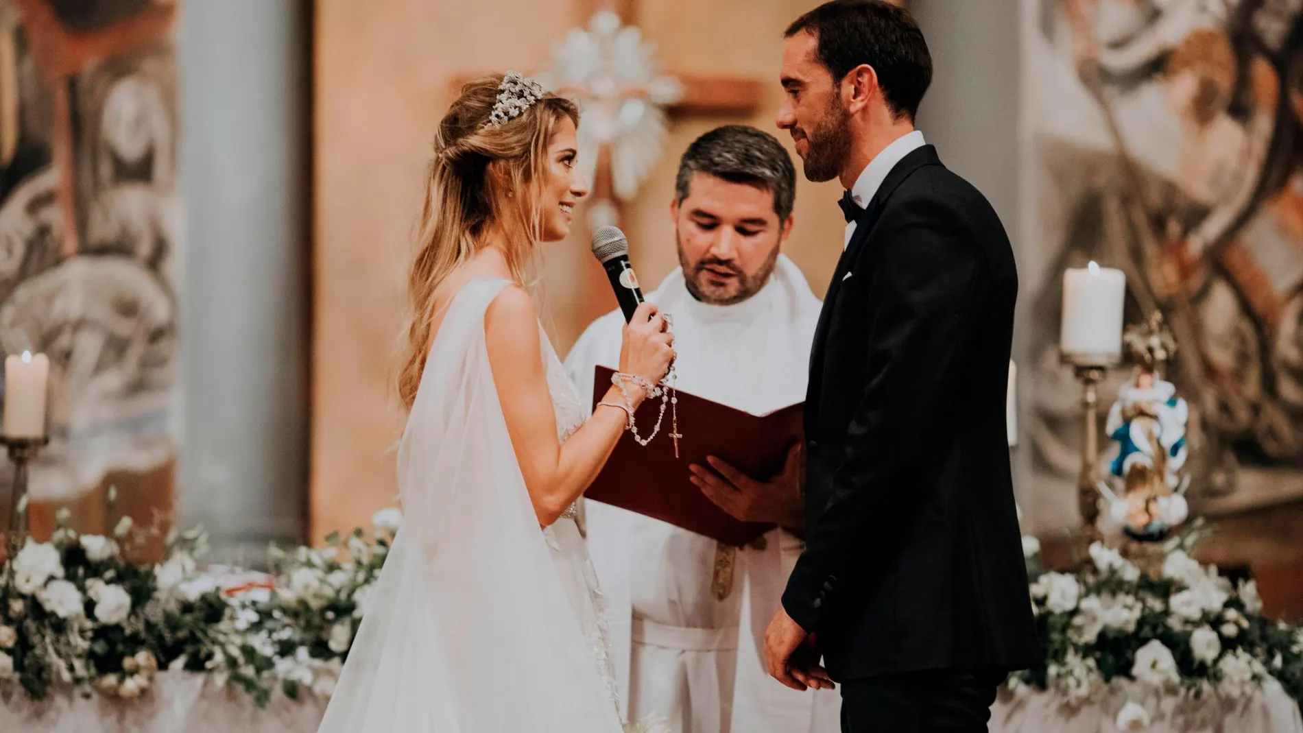 La boda de ensueño de Diego Godín en Uruguay