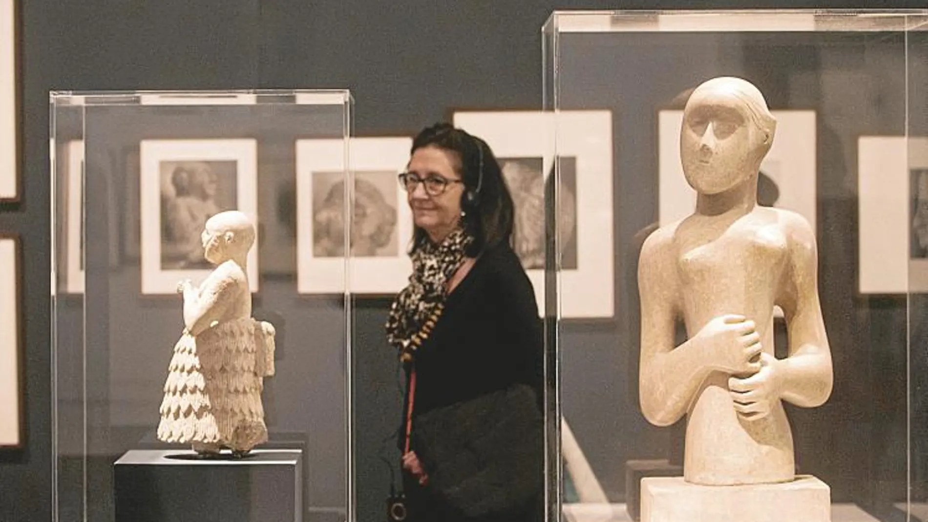 La exposición establece un diálogo entre el arte antiguo y obras de autores como Miró, Giacometti o Le Corbusier / EFE