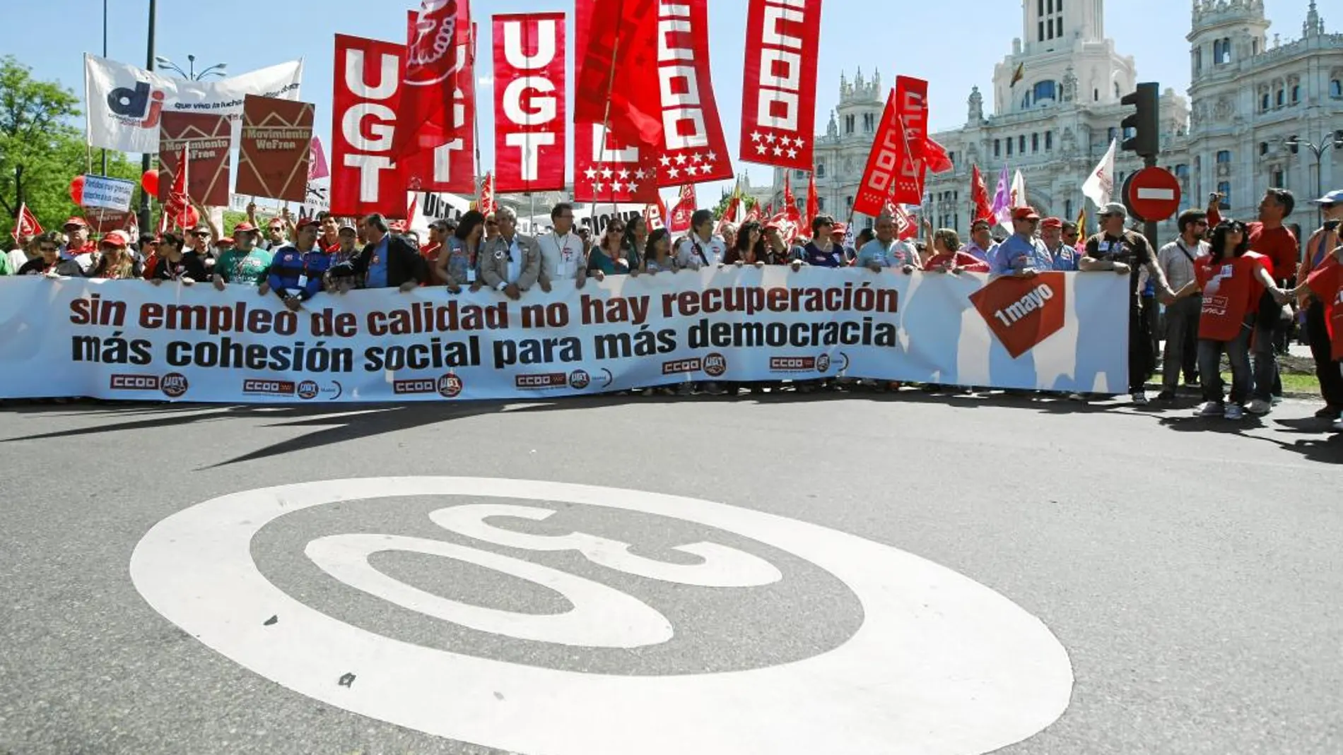 Tanto UGT como CCOO han perdido a más de la mitad de sus afiliados