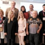 Los diseñadores participantes en el taller de la Pasarela de la Moda que se celebra en Burgos