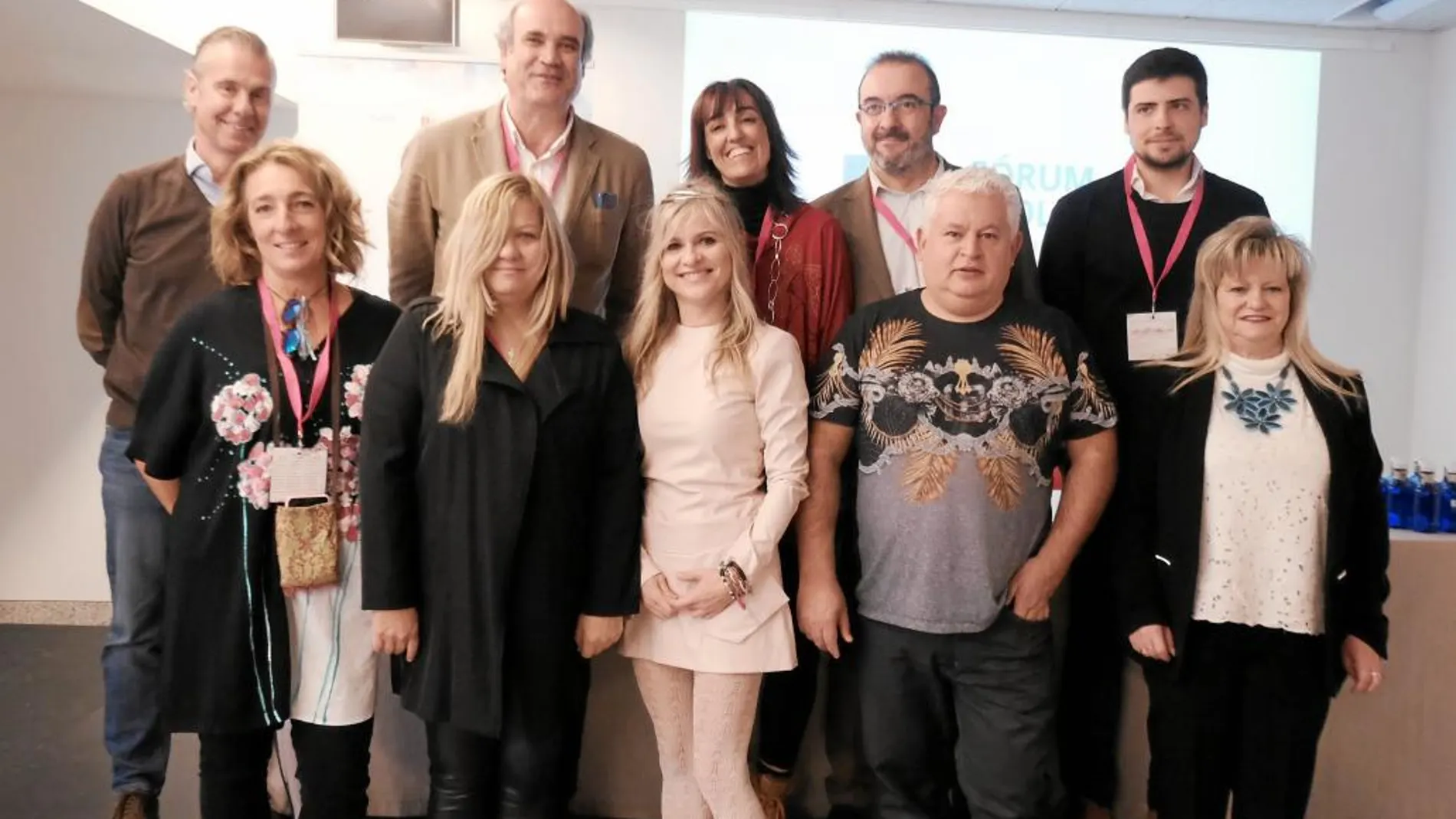 Los diseñadores participantes en el taller de la Pasarela de la Moda que se celebra en Burgos