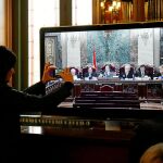El tribunal que juzgará el «procés», presidido por Manuel Marchena, en la imagen en la sesión de cuestiones previas celebrada en diciembre