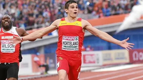 Bruno Hortelano fue oro en los 200 de los Campeonatos de Europa de Ámsterdam