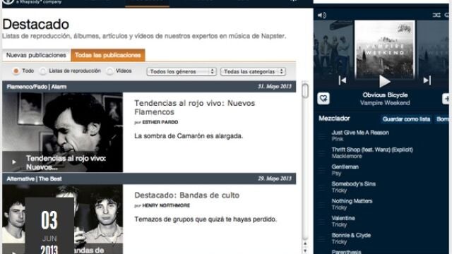 Vuelve Napster 12 años después