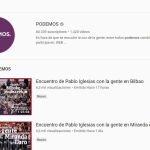 Los «encuentros con la gente», una de las apuestas de Podemos en Youtube