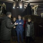 El Presidente del Partido Popular de Castilla y León, Alfonso Fernández Mañueco, visita el Museo de la Junta Pro Semana Santa de Zamora en compañía del presidente provincial del PP, José María Barrios, la de la Diputación, Mayte Martín, y la de la Junta, Isabel García