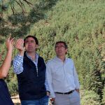 El consejero de Fomento y Medio Ambiente, Juan Carlos Suárez-Quiñones, y el director del Medio Natural, José Ángel Arranz, visitan Parque Nacional de Guadarrama