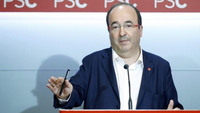 El primer secretario del PSC y candidato a la reelección, Miquel Iceta