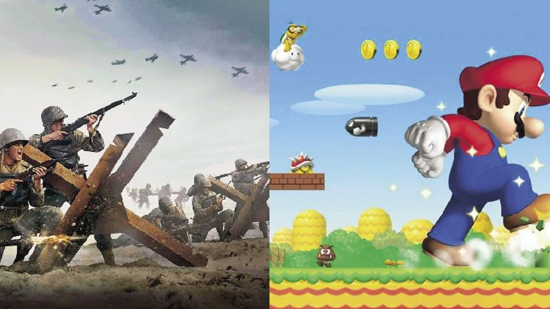 Call of Duty vs. Super Mario