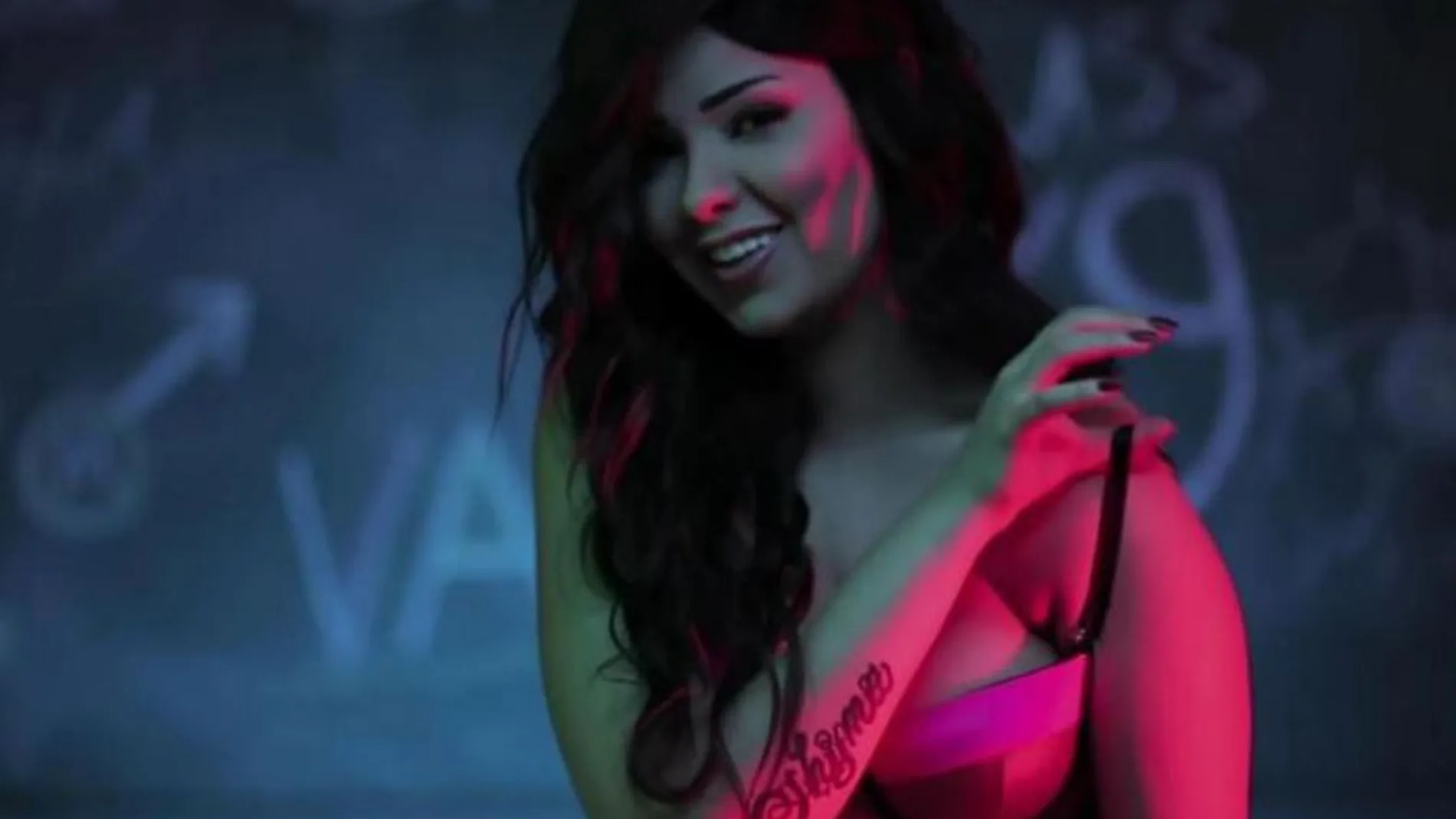 La cantante egipcia Shima Ahmed en una captura del vídeo