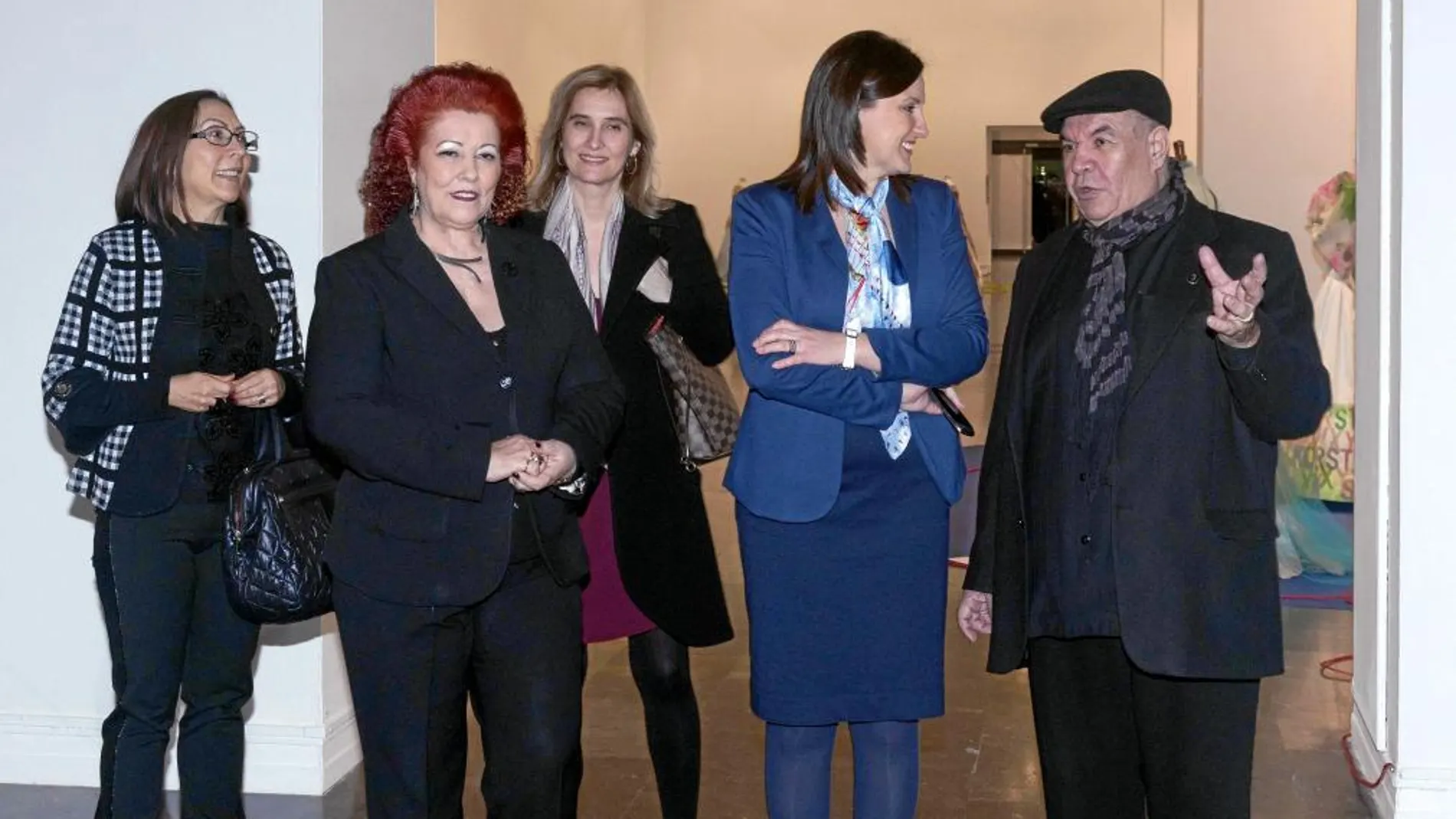 Consuelo Císcar, María José Catalá y Antonio Augustus