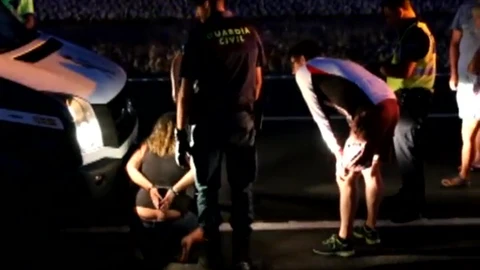 Las dos mujeres que viajaban en el coche estaban en una alarmante estado de embriaguez