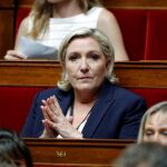 Marine Le Pen en la Asamblea Nacional el pasado 27 de julio