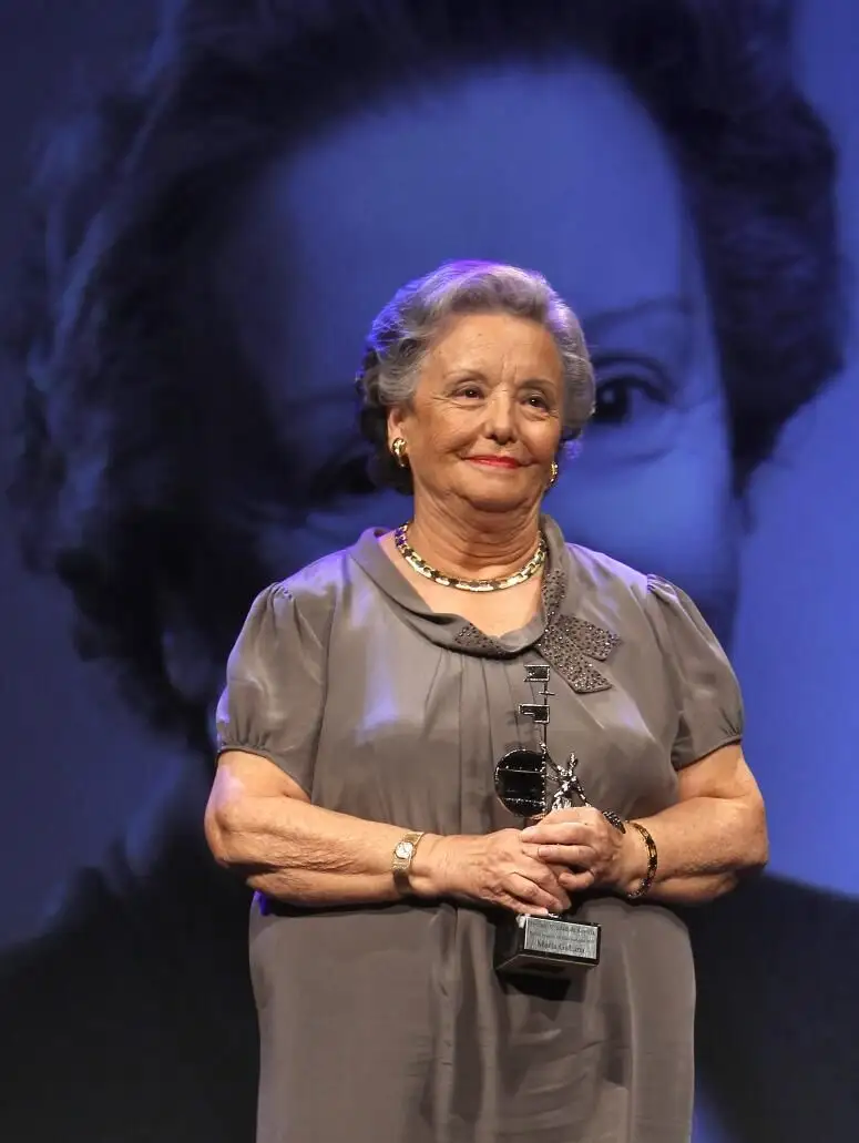 La actriz María Galiana tras recibir el Premio Ciudad de Sevilla del Festival de Cine Europeo (SEFF)