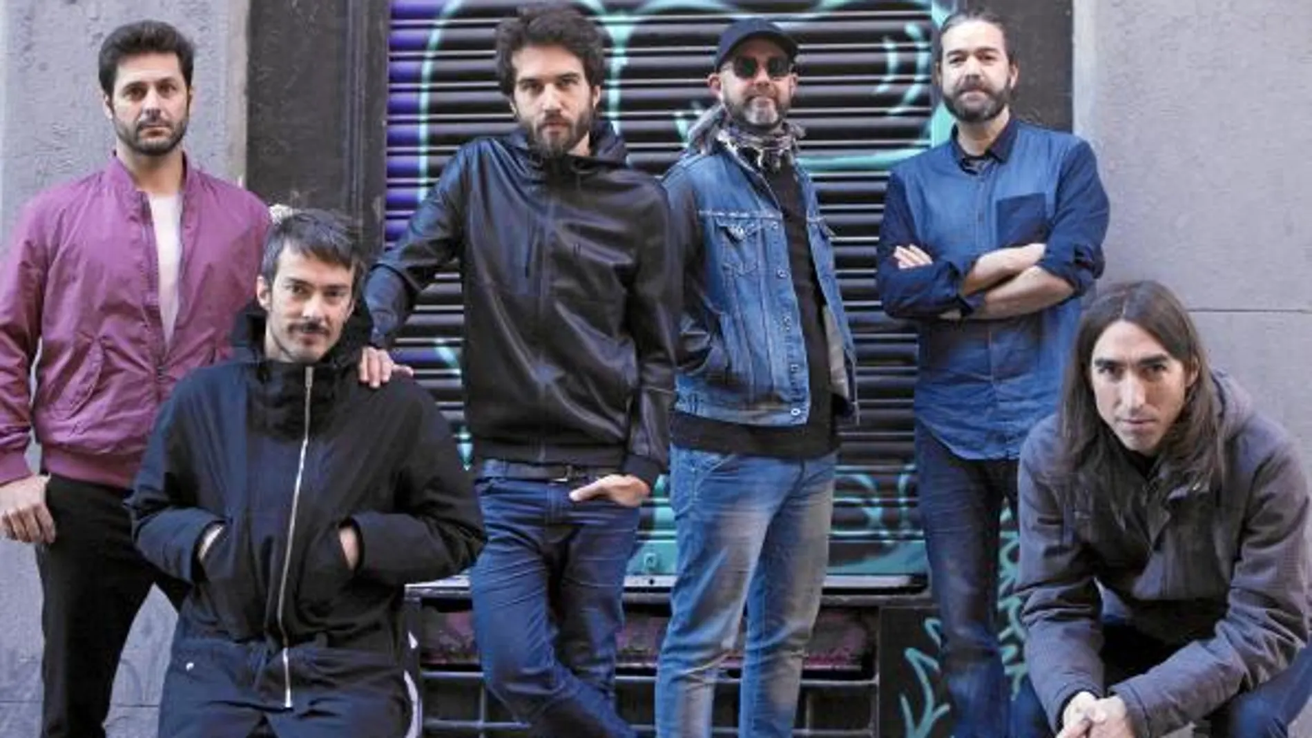 Jorge González, Pucho, Guillermo Galván, Álvaro Baglietto, Juanma Latorre y David «El indio»