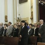 El ministro de Defensa, Pedro Morenés asistió a la misa en memoria de los militares fallecidos en misiones internacionales.