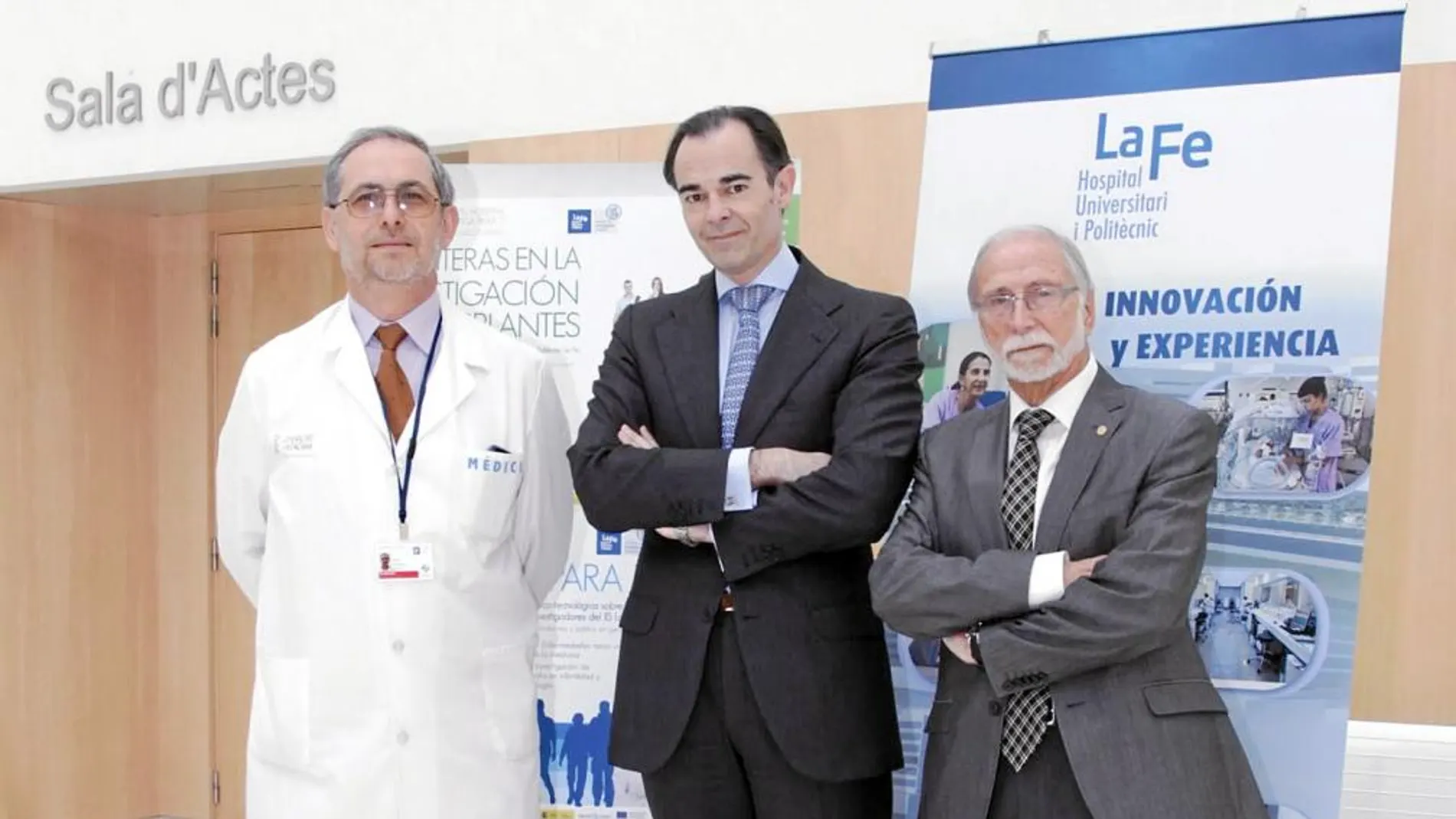 Manuel Llombart inauguró «Tu hospital investiga para tí» en La Fe