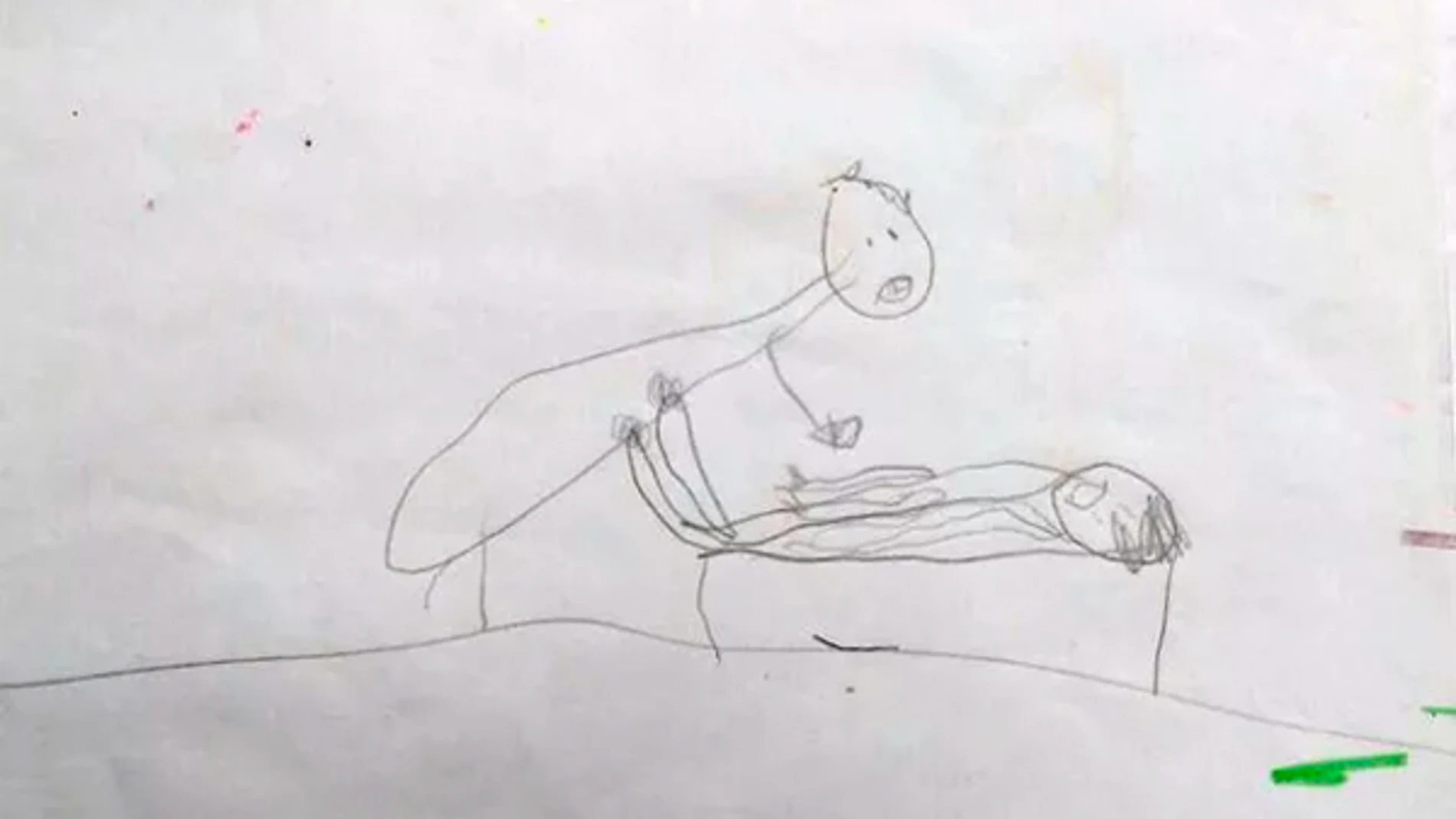 Un dibujo revela el abuso de un pastor evangélico a una niña de cinco años