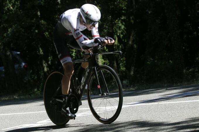 Bauke Mollema disfruta del liderato del Trek antes de la llegada de Contador