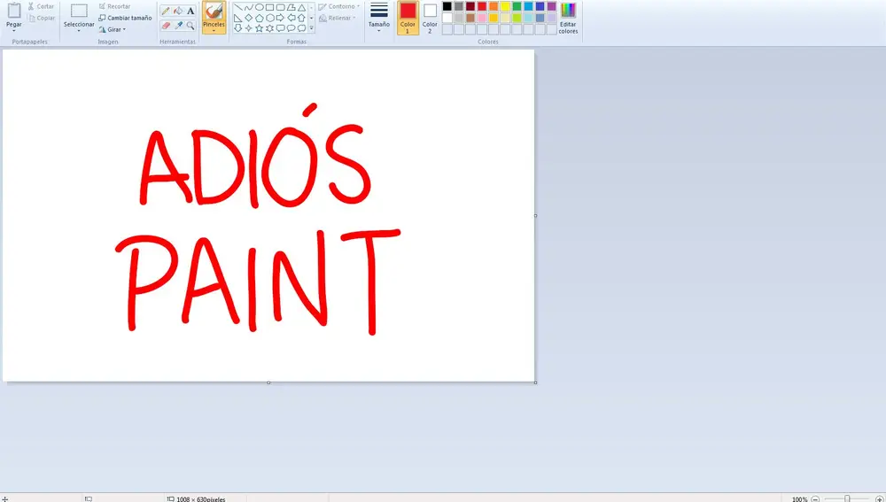 El anuncio inicial de que el software de Paint ib a desaparecer causó un gran revuelo