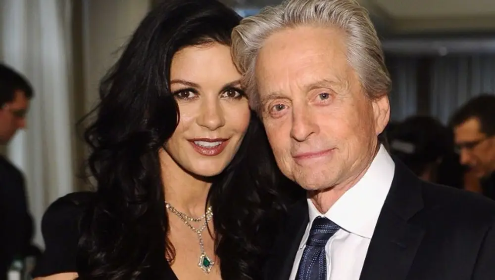 Catherine Zeta-Jones y Michael Douglas