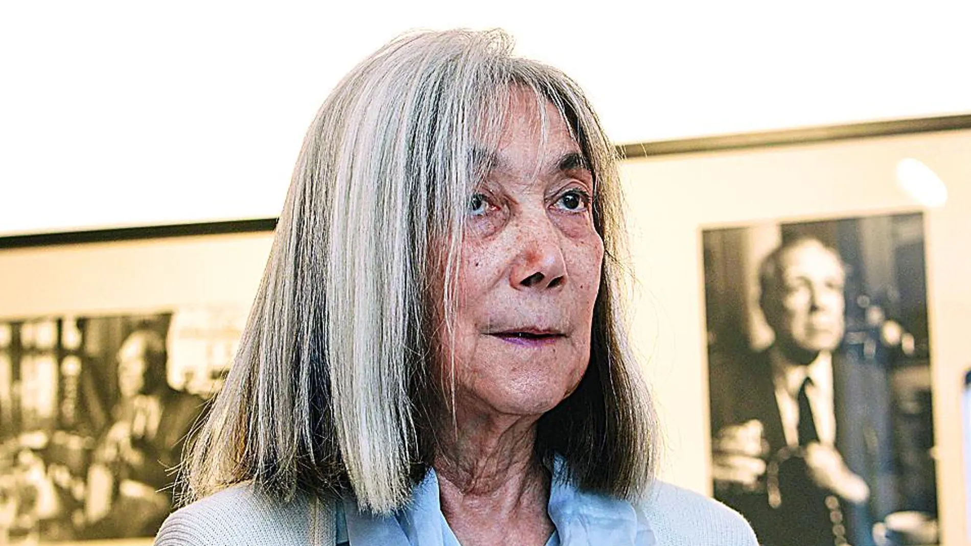 Maria Kodama, en la exposición «El infinito de Borges»