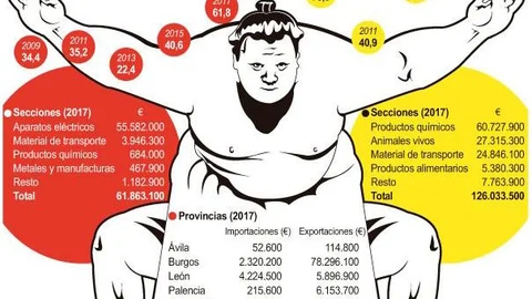 Comercio exterior de Castilla y León con Japón