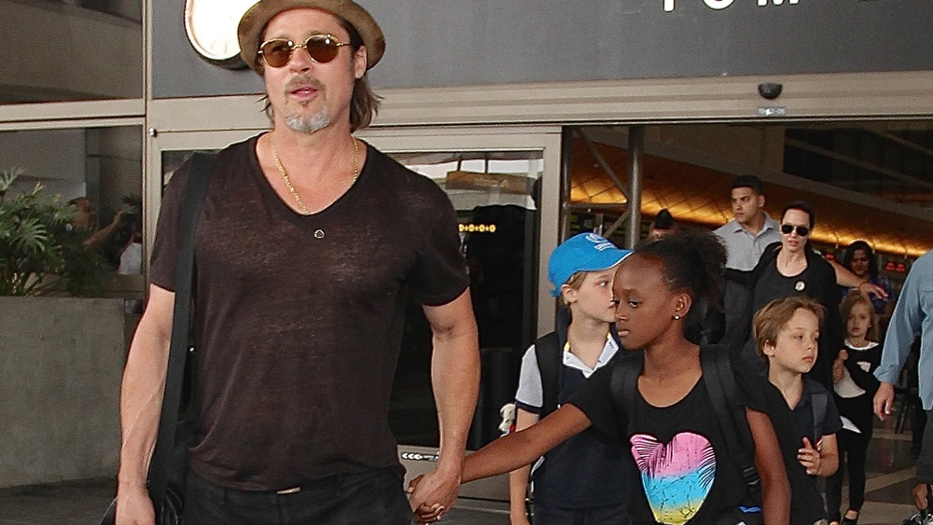 Brad Pitt ve por primera vez a sus hijos tras su separación de Angelina Jolie