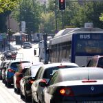 Retenciones en uno de los accesos al centro de Valladolid