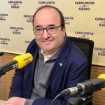 Miquel Iceta, esta mañana, en Catalunya Radio