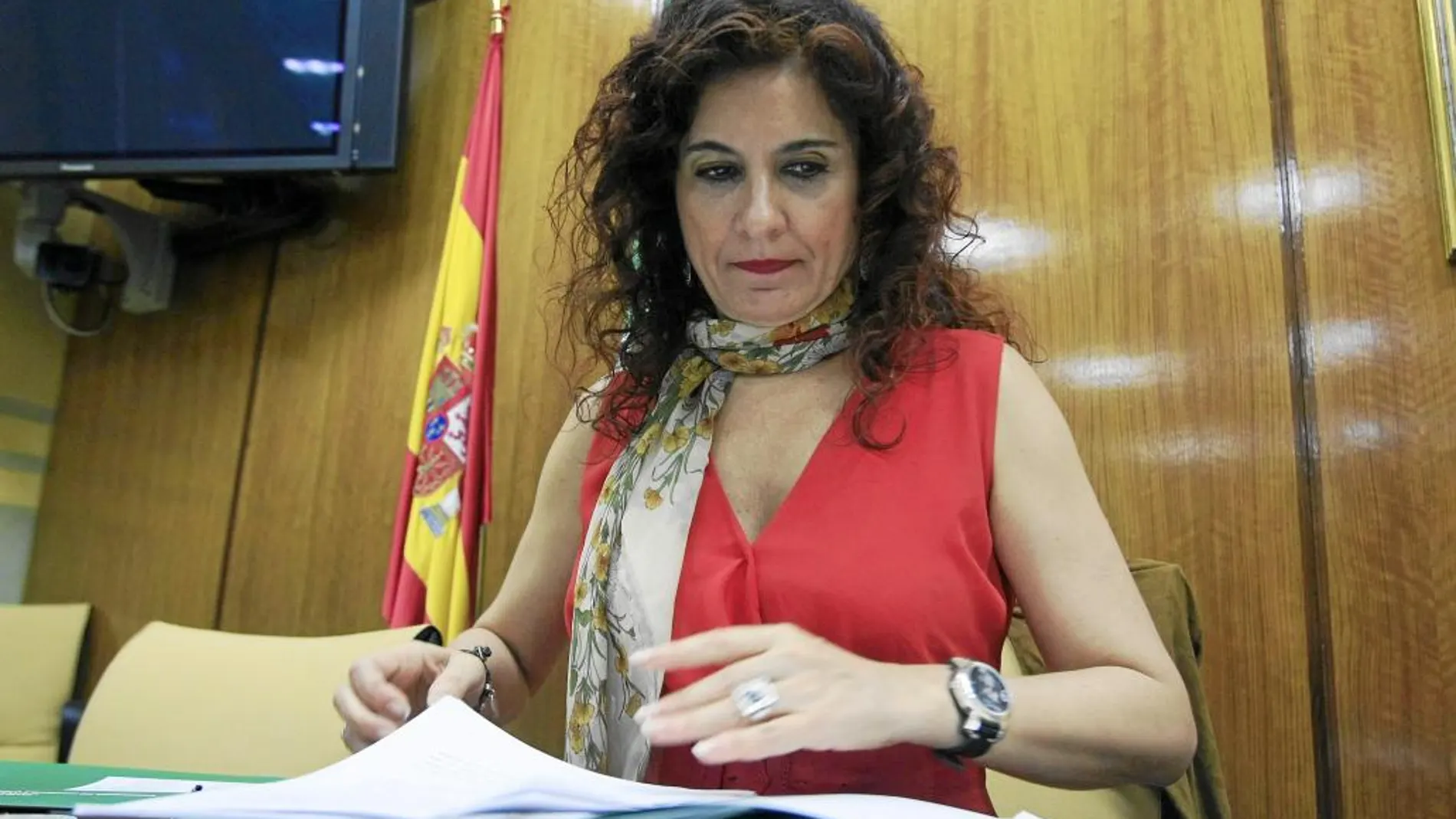 La consejera de Hacienda y Administración Pública, María Jesús Montero