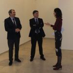 El presidente de la Diputación de Segovia, Francisco Vázquez, acude a la inauguración de la exposición