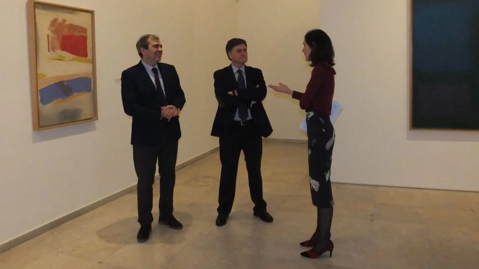 El presidente de la Diputación de Segovia, Francisco Vázquez, acude a la inauguración de la exposición