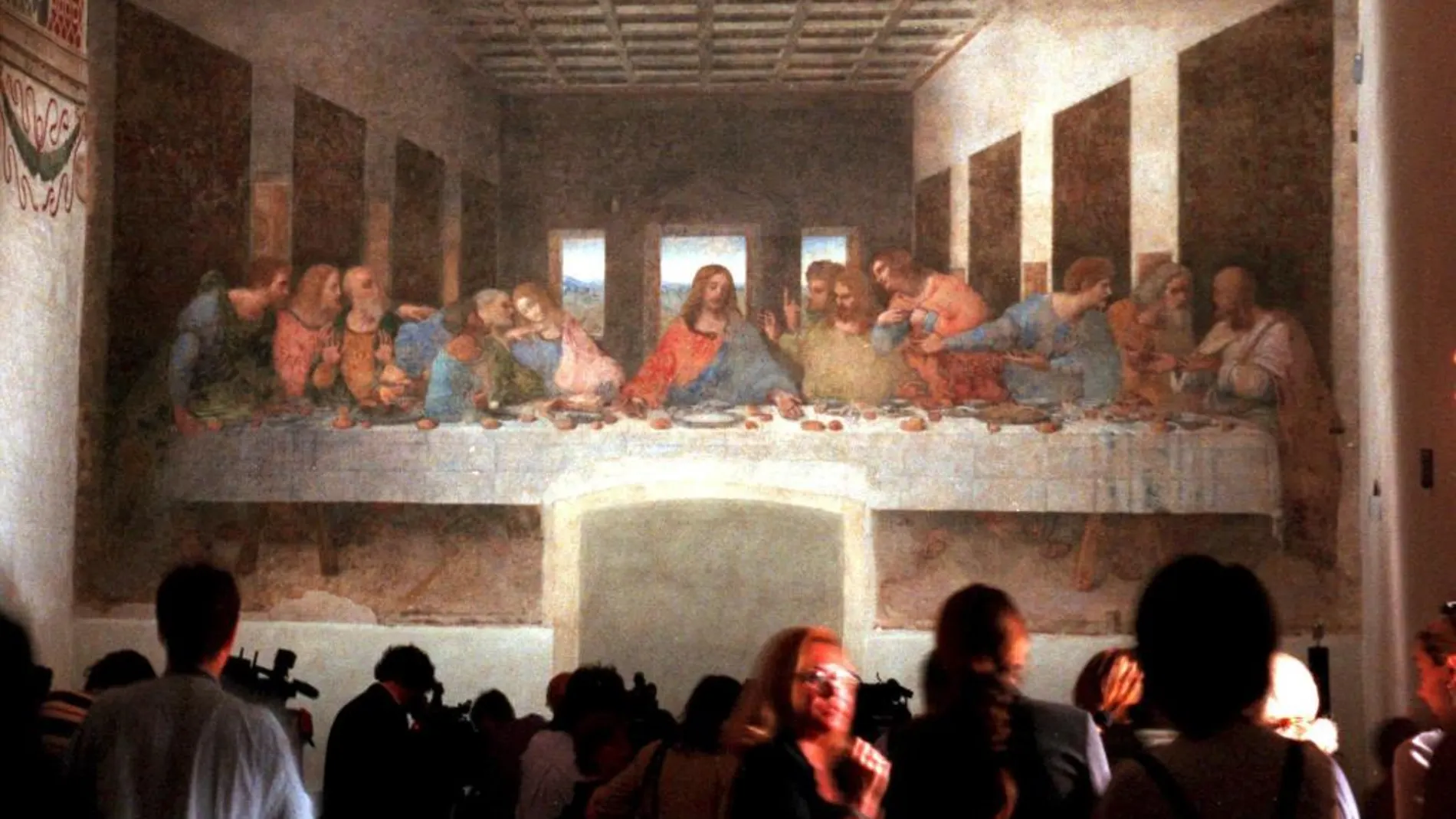 Vea la «Última cena» de Leonardo de noche y por un euro